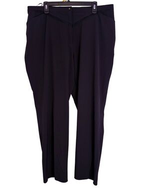 3/$20 Alain Weiz Couture Dark Purple Women’s Dress Pants Trousers Size 18
